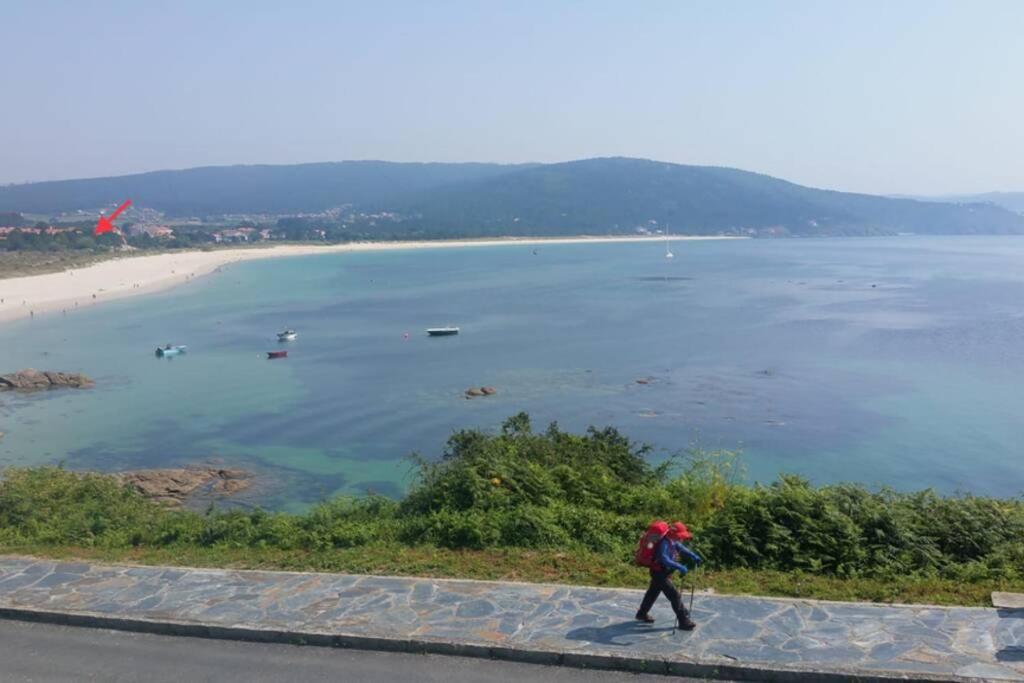 Junto Camino De Santiago,1ª Linea De Playa Apartman Finisterre Kültér fotó