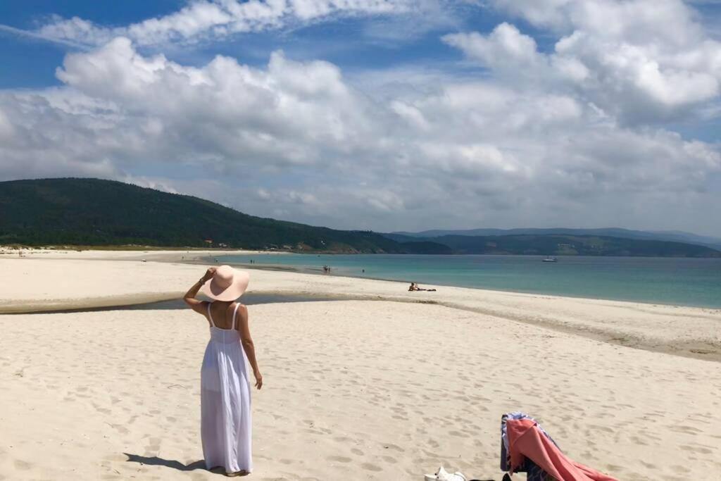 Junto Camino De Santiago,1ª Linea De Playa Apartman Finisterre Kültér fotó